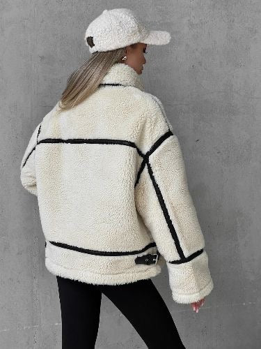 Manteau en peluche élégant et confortable pour chaque occasion