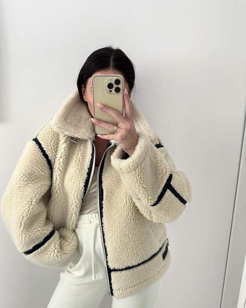 Manteau en peluche élégant et confortable pour chaque occasion