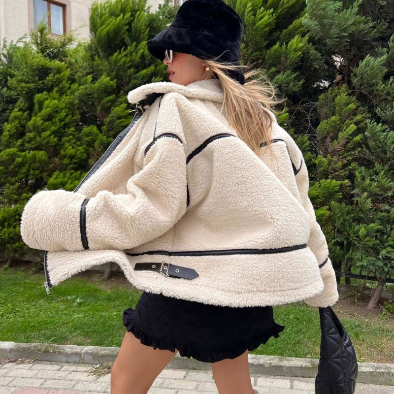 Manteau en peluche élégant et confortable pour chaque occasion