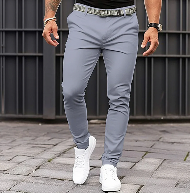 Pantalon Chino Confortable pour un Look Décontracté