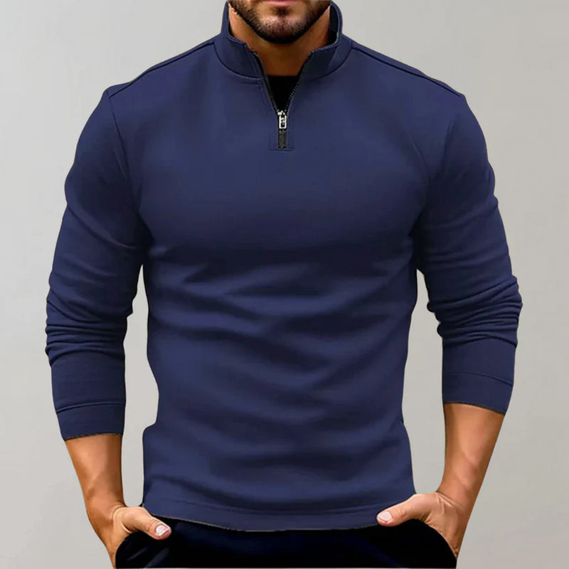 Sweatshirt demi-zip élégant et confortable pour chaque jour