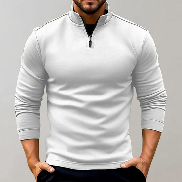 Sweatshirt demi-zip élégant et confortable pour chaque jour