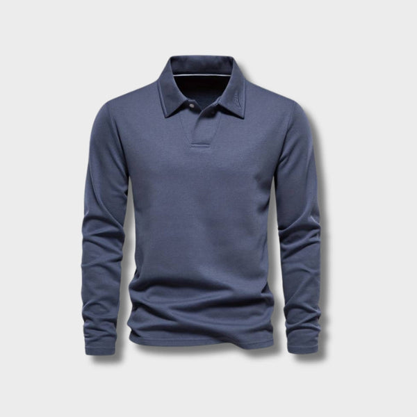 Sweater-polo élégant et chaud pour l'hiver