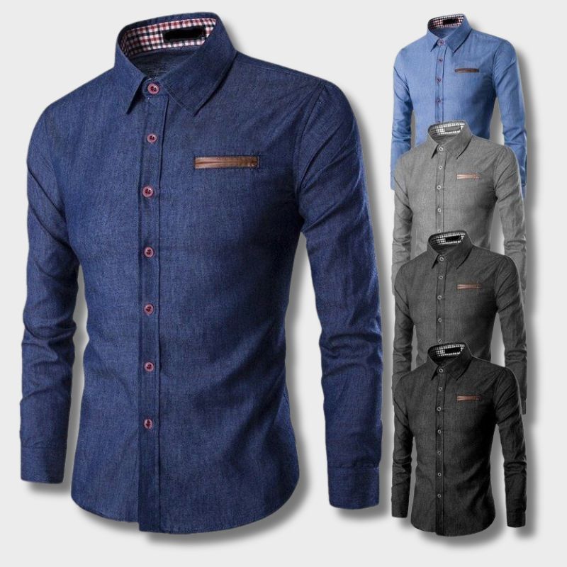 Blouse en Denim Élégante