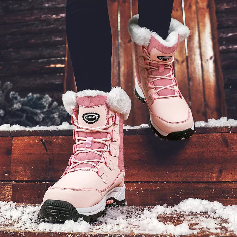 Bottes d'Hiver Modernes pour Femmes - Confortables et Élégantes