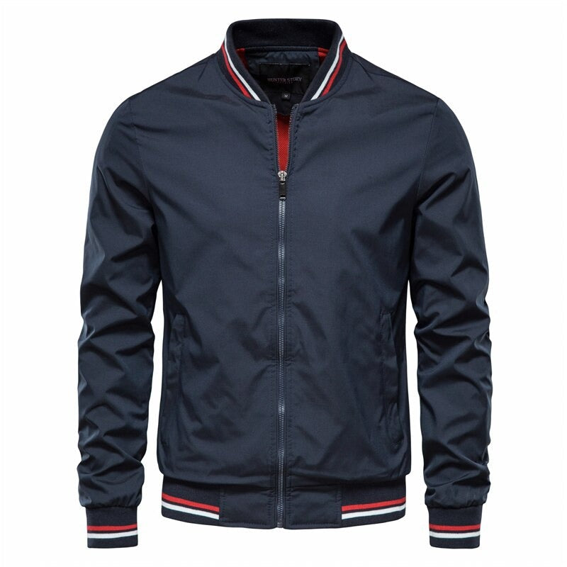 Blouson bomber en nylon élégant et résistant
