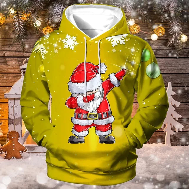 Sweat à capuche confortable et stylé pour un Noël chaleureux