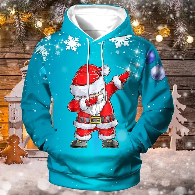 Sweat à capuche confortable et stylé pour un Noël chaleureux