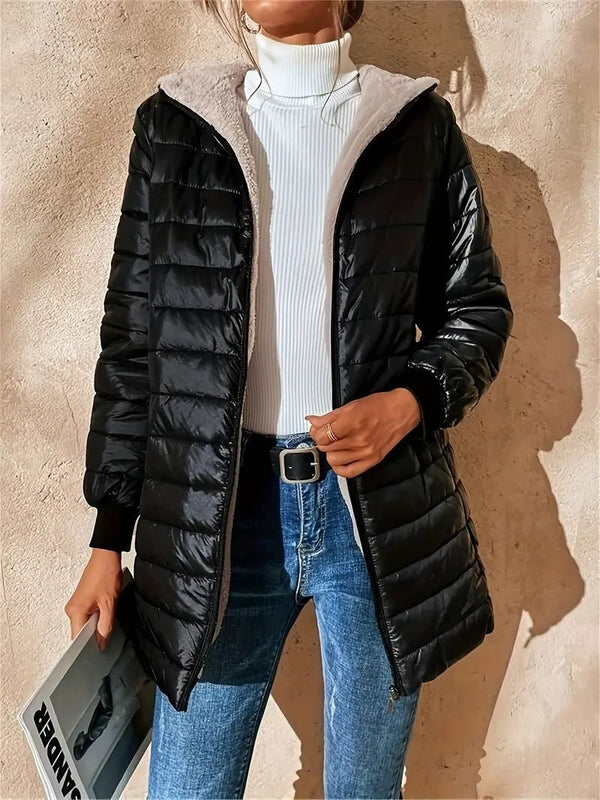 Manteau d'hiver matelassé élégant