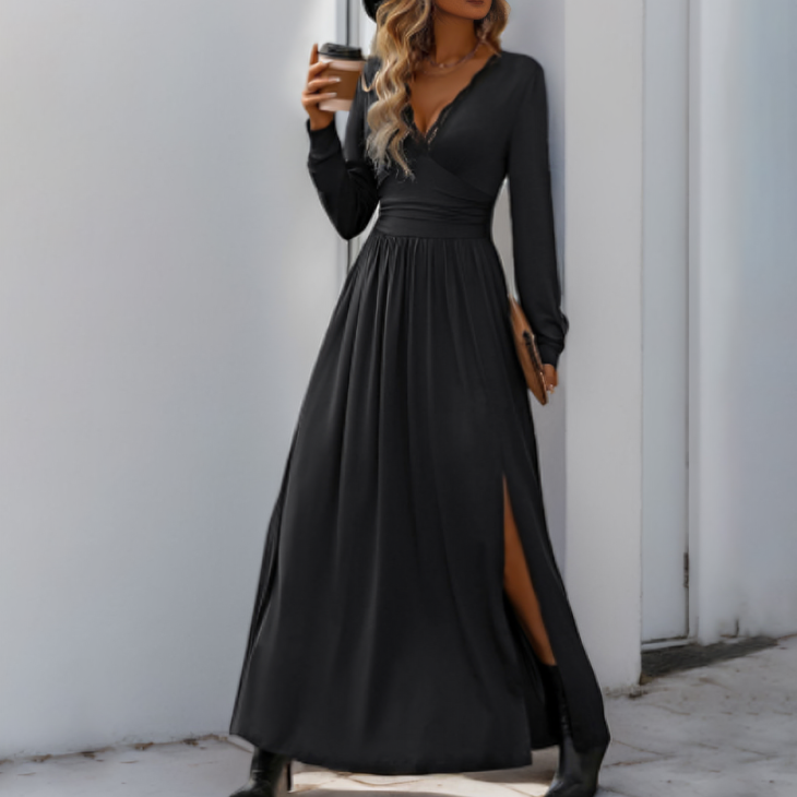 Maxi Robe Élégante avec Fente