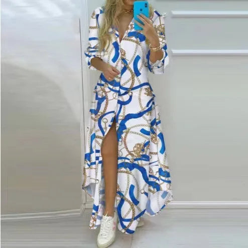 Robe Maxi Bohème Imprimée