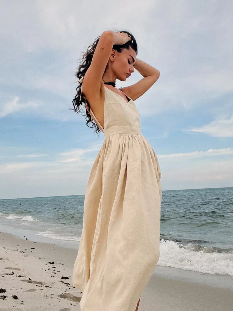 Robe d'Été Élégante et Luxe