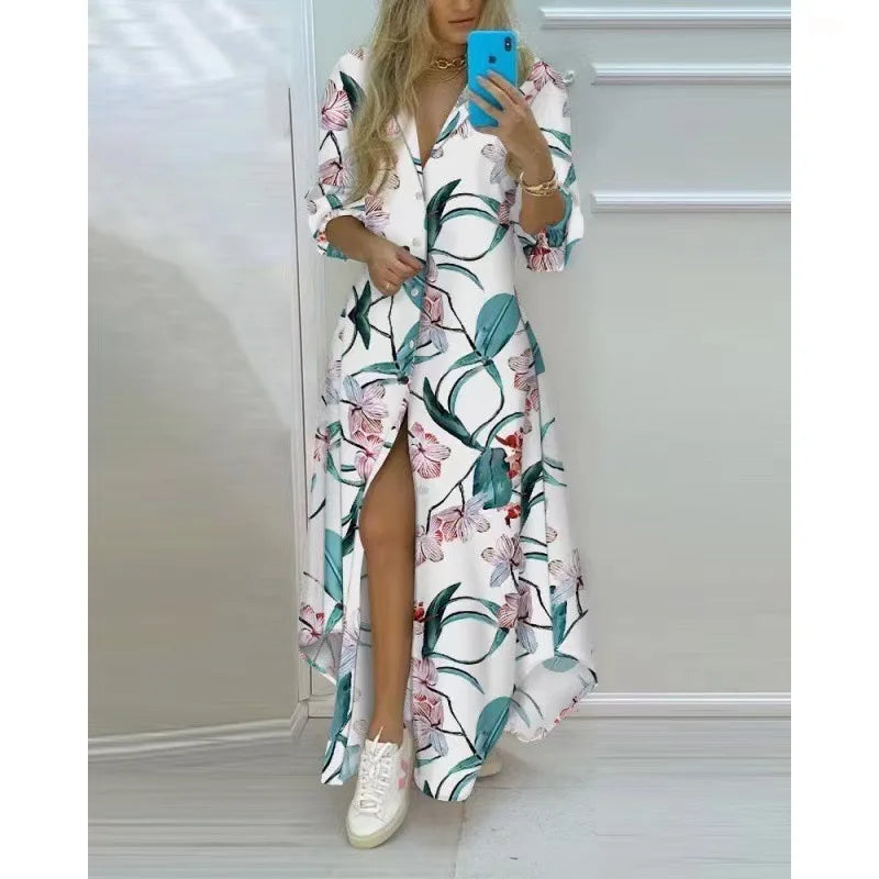 Robe Maxi Bohème Imprimée
