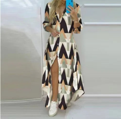 Robe Maxi Bohème Imprimée