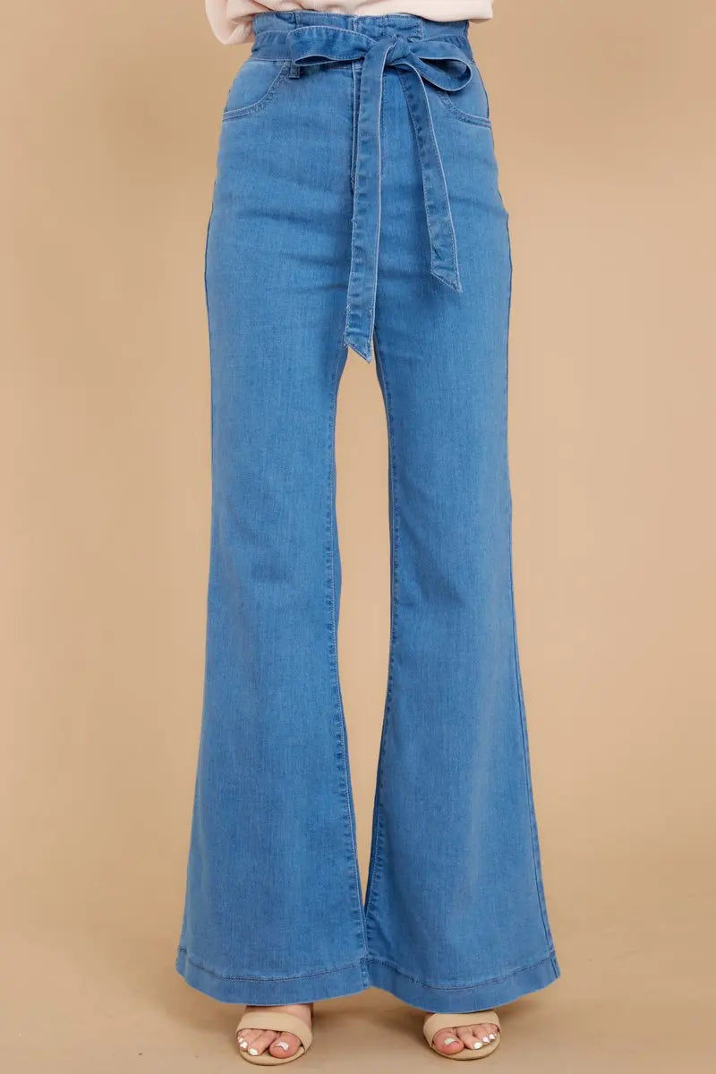 Jeans Évasés Raffinés pour Femmes