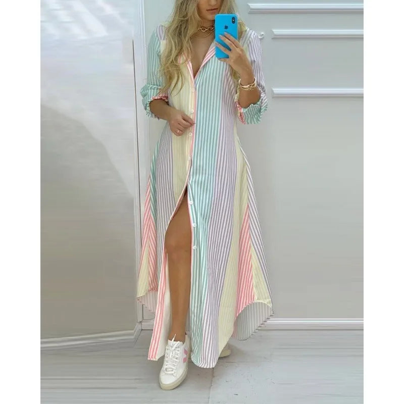 Robe Maxi Bohème Imprimée