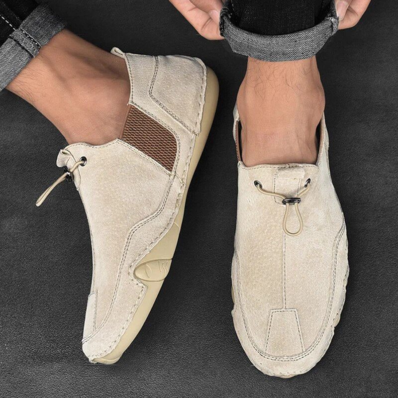 Mocassins orthopédiques en cuir véritable pour un confort optimal