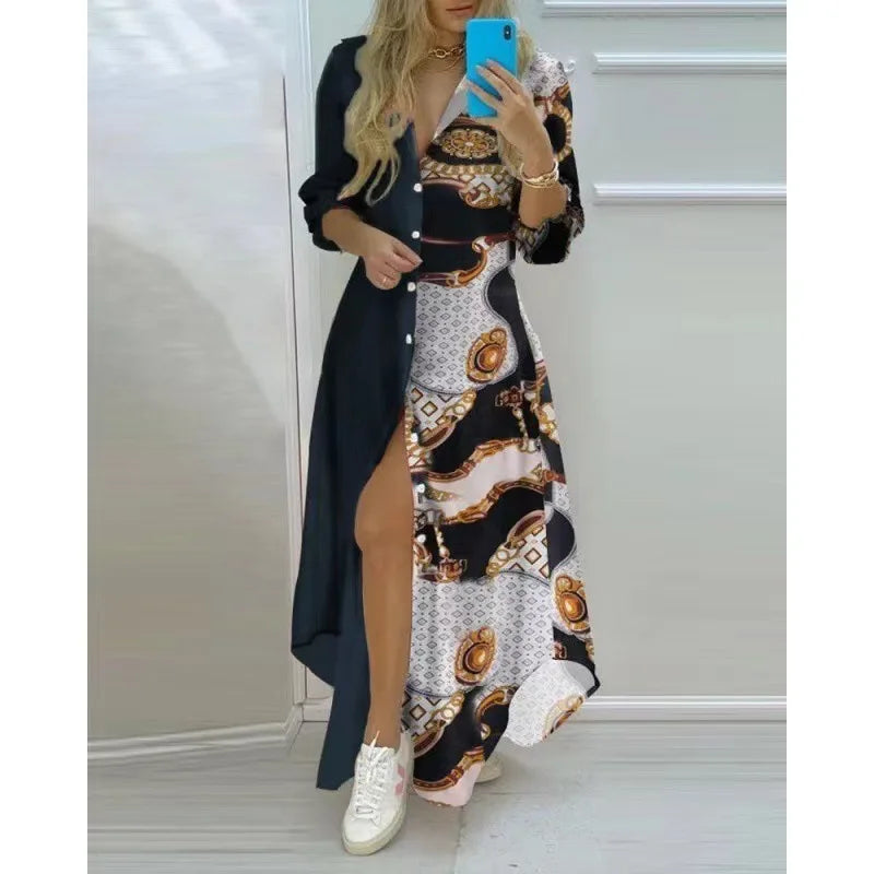 Robe Maxi Bohème Imprimée