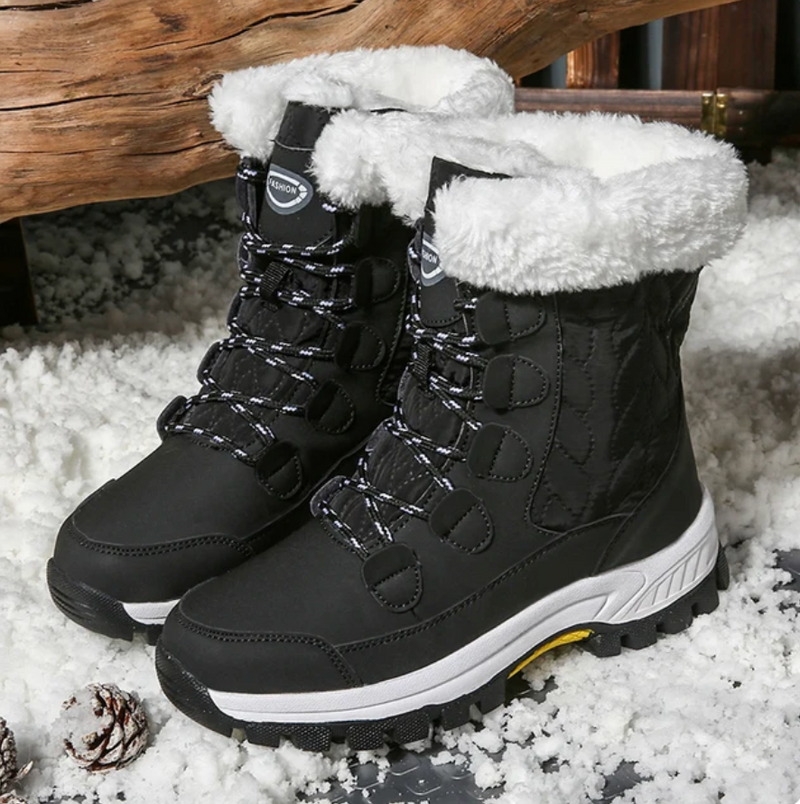 Bottes d'Hiver Modernes pour Femmes - Confortables et Élégantes