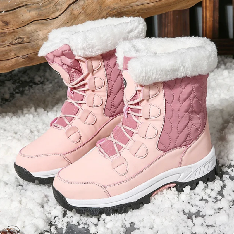Bottes d'Hiver Modernes pour Femmes - Confortables et Élégantes