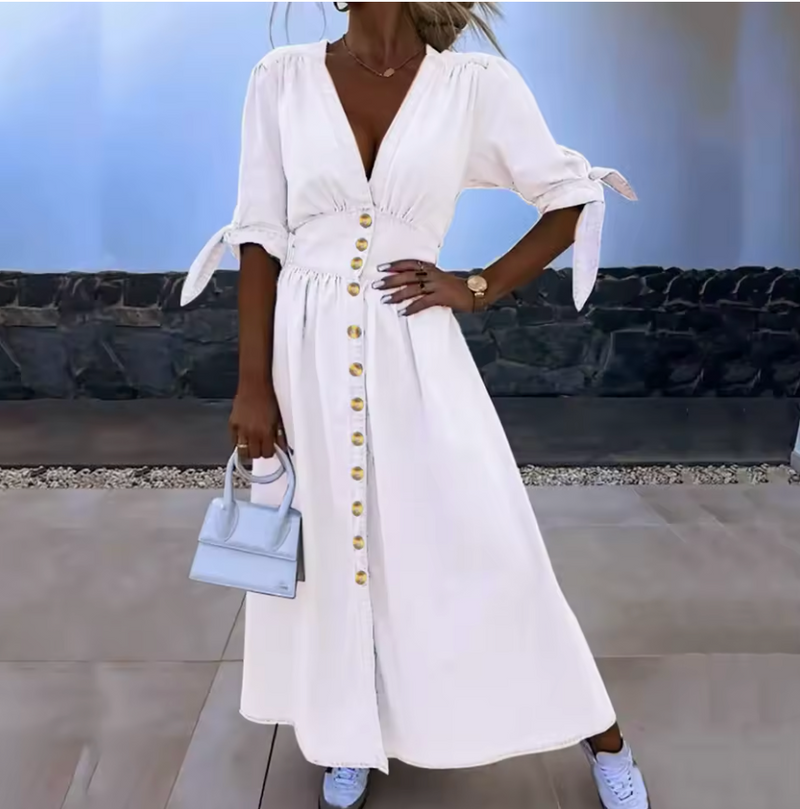 Robe en Denim Femme Éclatante