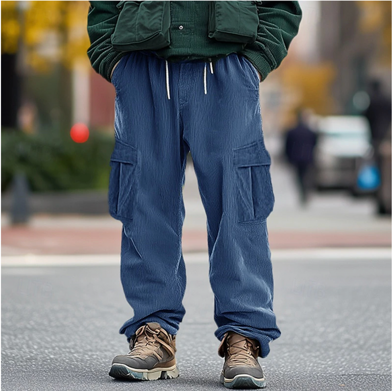 Pantalon en velours côtelé élégant et confortable pour un style raffiné