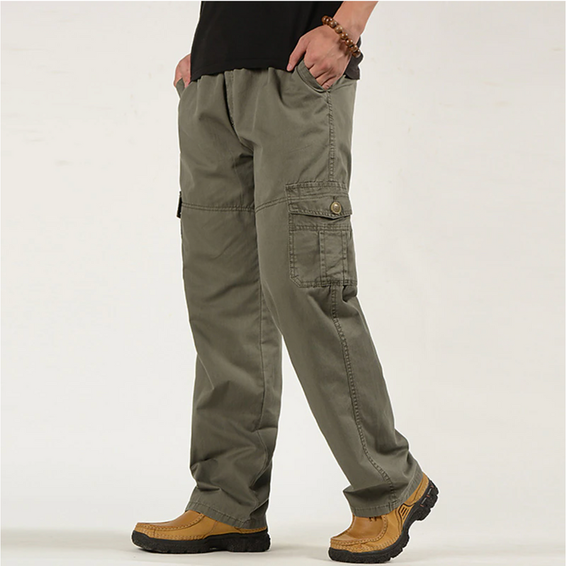 Pantalon cargo fonctionnel avec poches pratiques