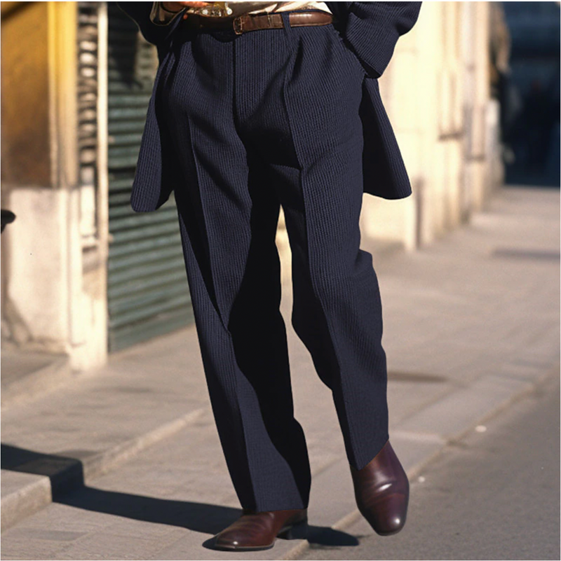 Pantalon en velours côtelé luxe pour un style et confort au quotidien