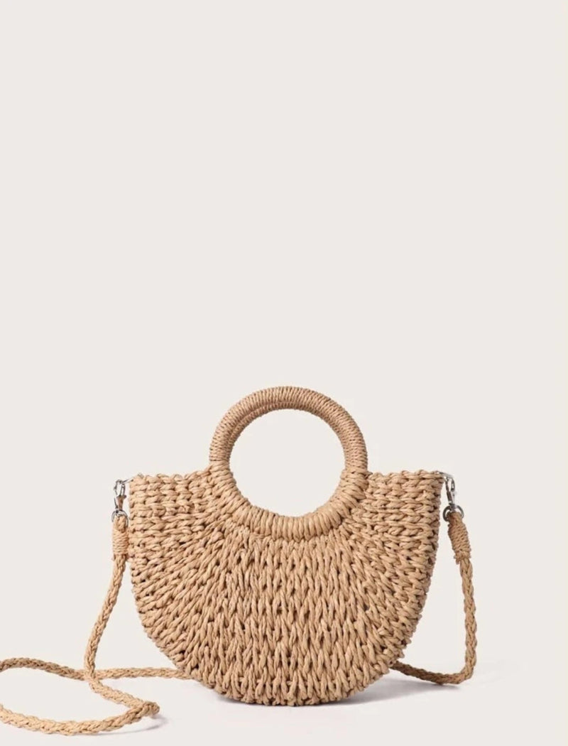 Sac en Paille Demi-Lune