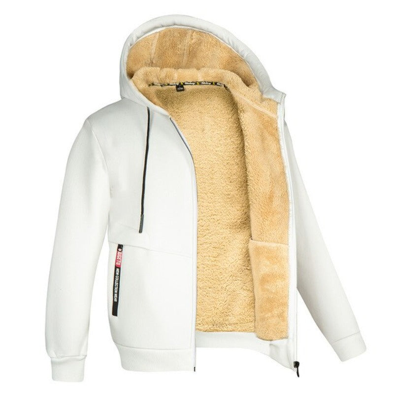 Veste en laine Sherpa douce et confortable