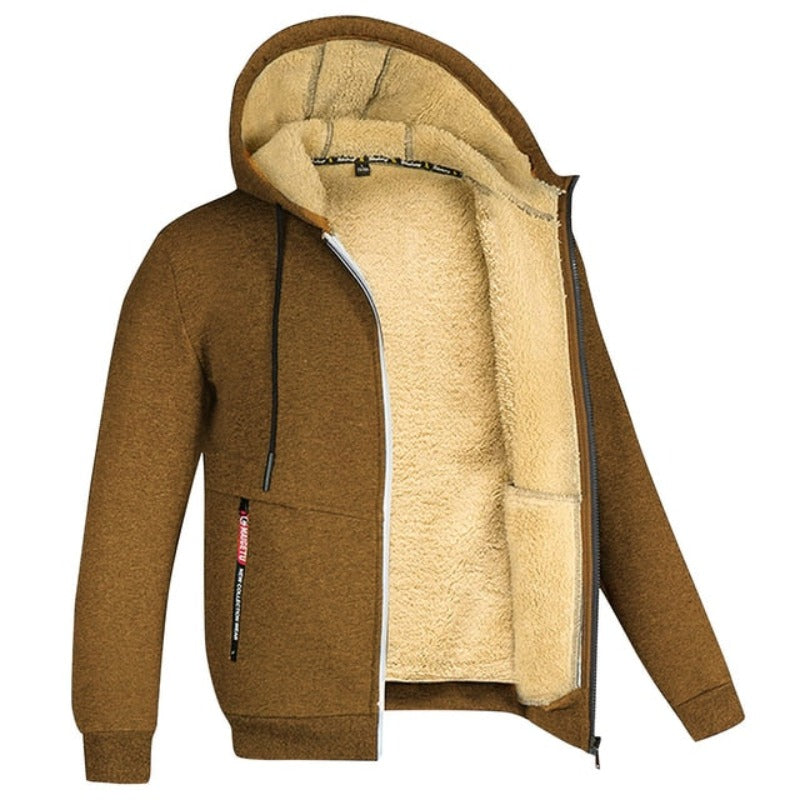 Veste en laine Sherpa douce et confortable