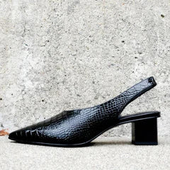 Escarpins Croco Élégants – Chic Instantané