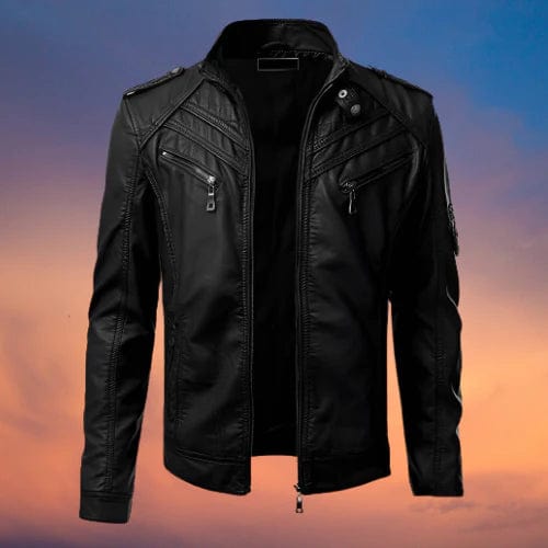 Veste en cuir luxueuse pour hommes