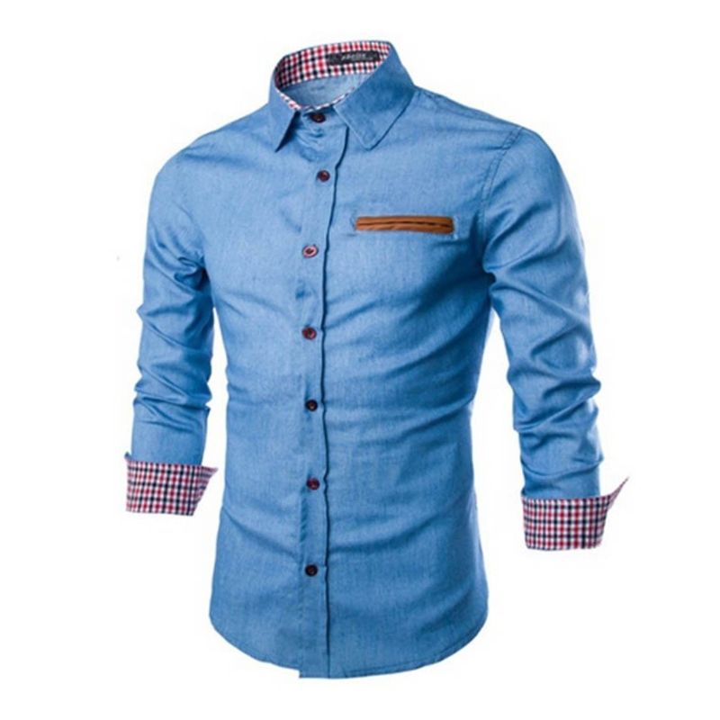 Blouse en Denim Élégante