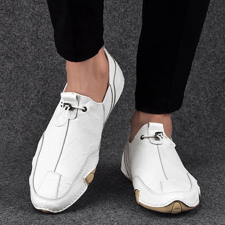 Mocassins orthopédiques en cuir véritable pour un confort optimal