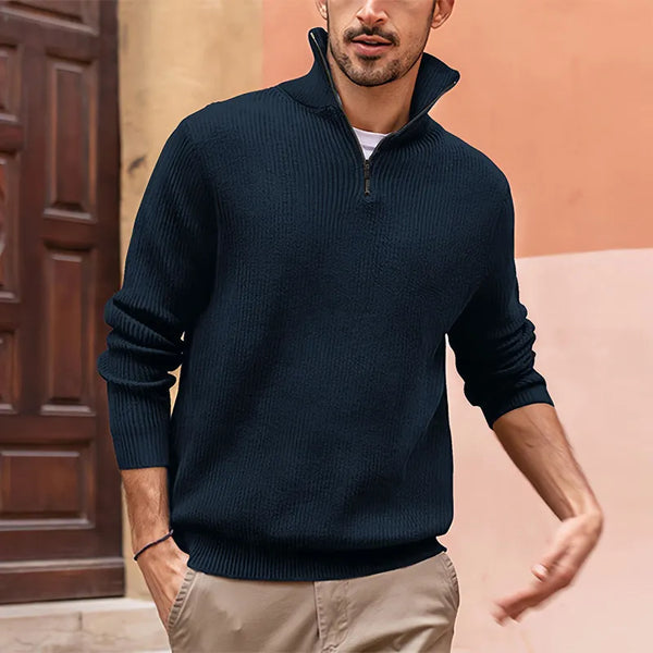 Pull demi-zip élégant et confortable pour un style moderne