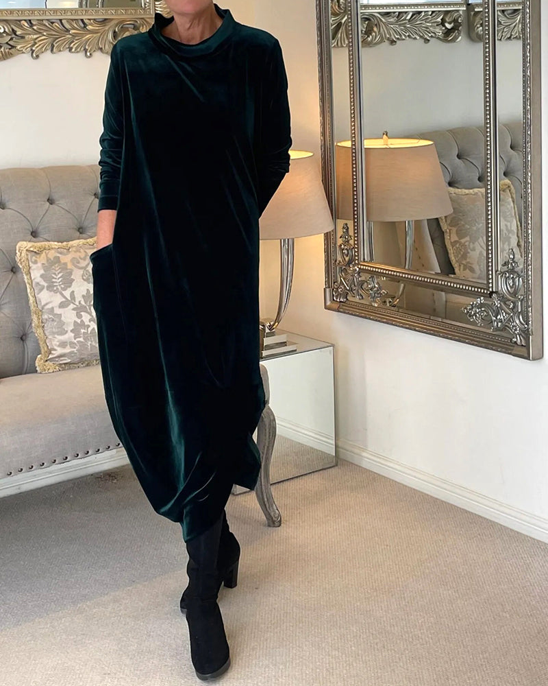 Robe en Velours Confortable
