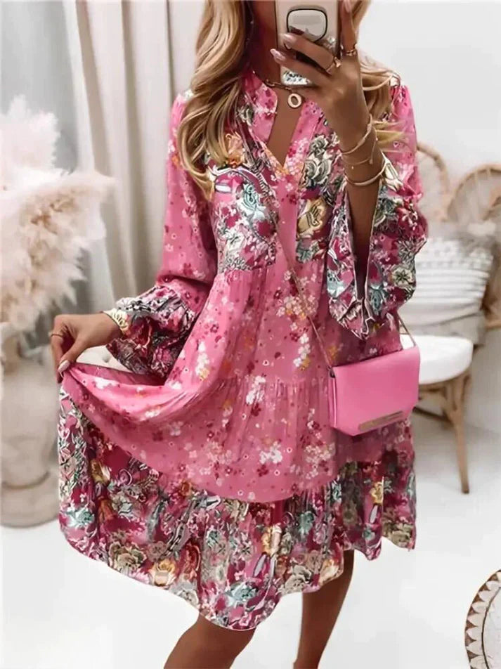 Robe élégante et florale pour une allure raffinée