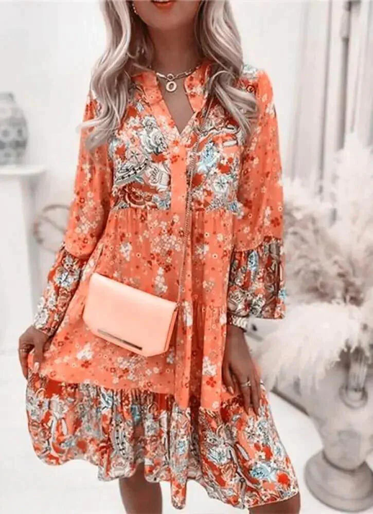 Robe élégante et florale pour une allure raffinée