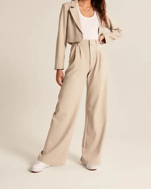 Pantalon évasé élégant et confortable pour un style quotidien