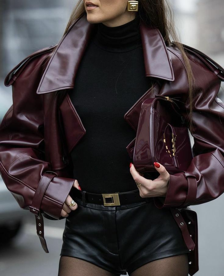 Cherry Lady - Veste en cuir
