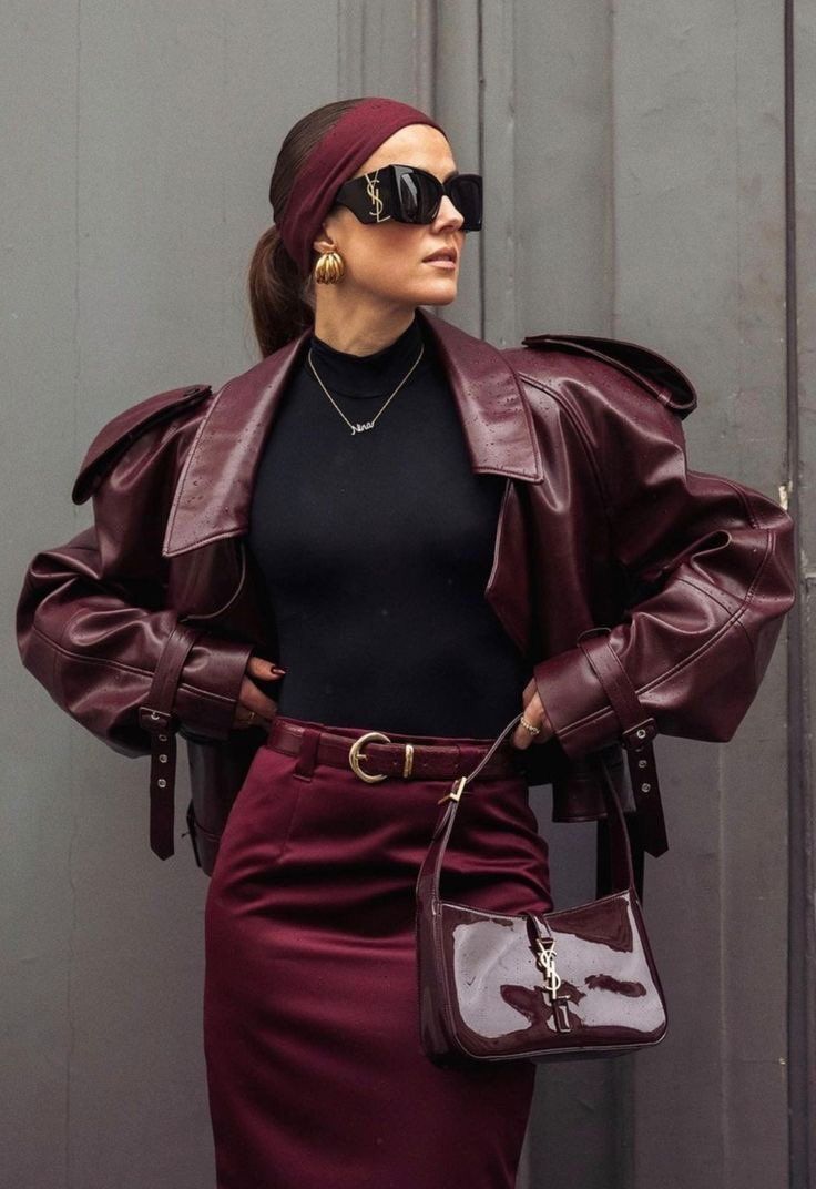 Cherry Lady - Veste en cuir