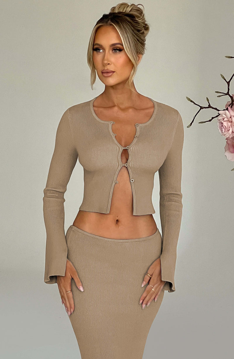 Top Elia Beige - Mode Élégante et Confortable