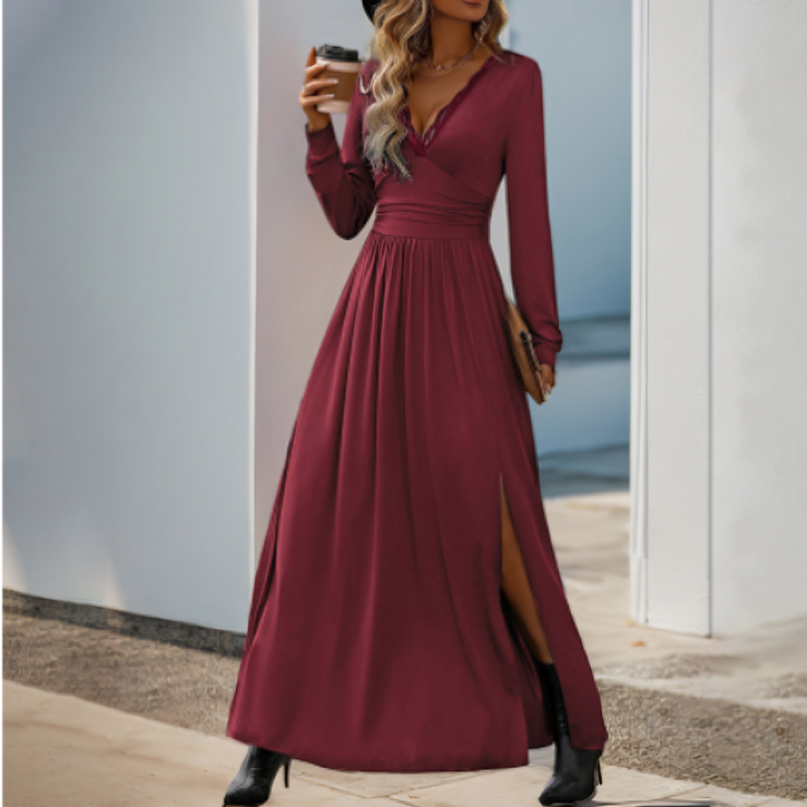 Maxi Robe Élégante avec Fente