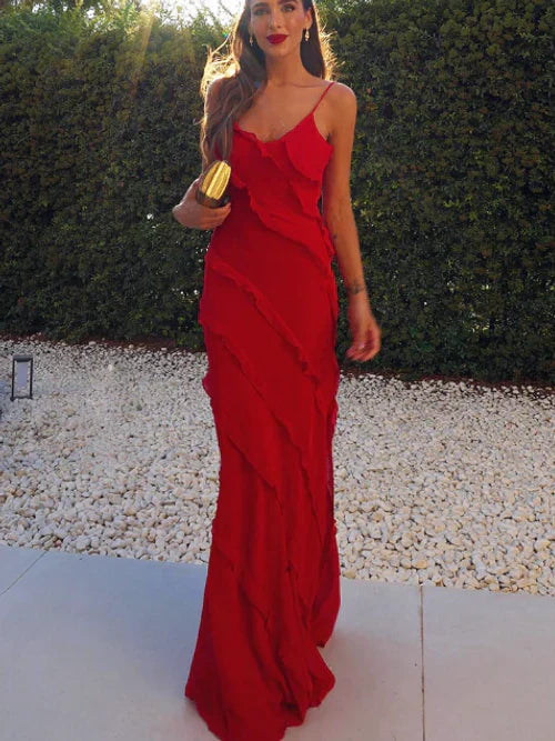 Robe à volants élégante pour toutes les occasions