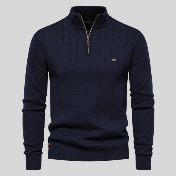 Pull élégant et confortable avec détails zippés