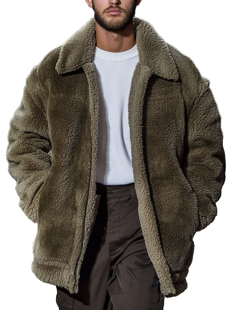 Manteau Teddy chaud et élégant pour l'hiver