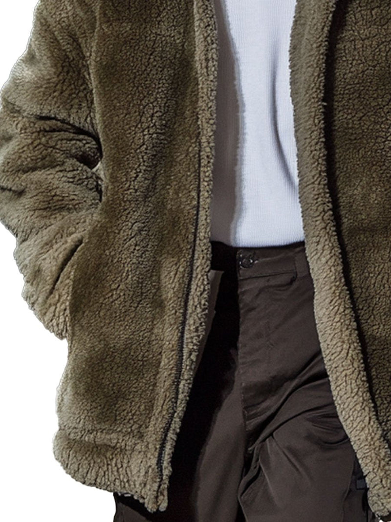 Manteau Teddy chaud et élégant pour l'hiver