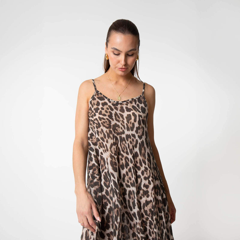 Robe à Imprimé Léopard