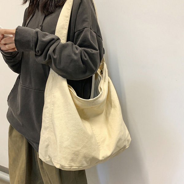 Sac à Bandoulière en Toile Pratique et Élégant pour Femmes